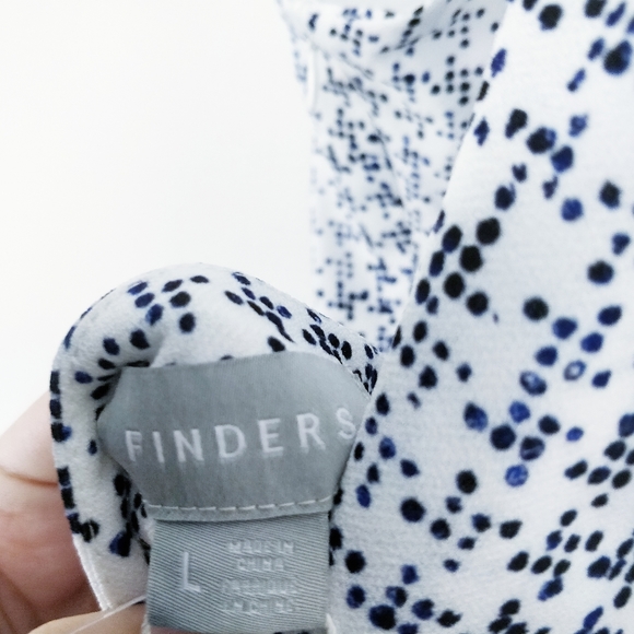 Finders Keepers Frazer Dress in Ink Dot Large NWT - Picture 8 of 8